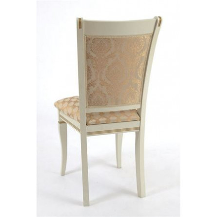 Стул "Милорд №8 Стул (Слоновая кость 1013 + патина золото)