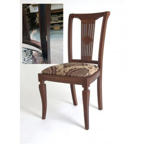 Стул "Милорд №4" 2й СОРТ (Темный Орех+патина темная)