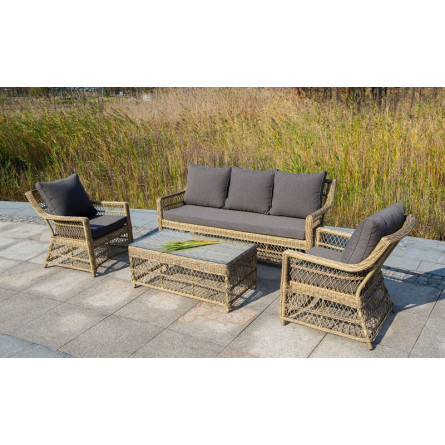 "Гранд Латте" лаунж-зона из искусственного ротанга