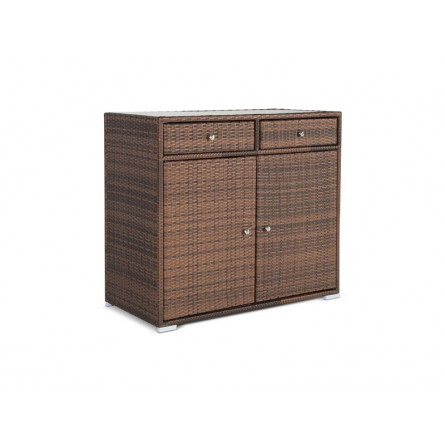 "Мальта" тумба плетеная из искусственного ротанга, цвет коричневый