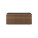 "Порту" сундук водонепроницаемый из искусственного ротанга, цвет коричневый