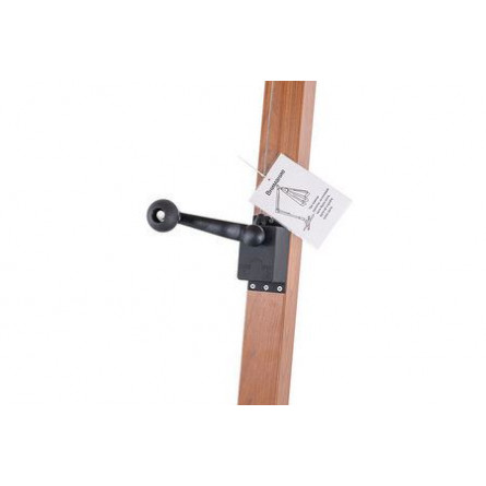 "Корсика" зонт уличный 3х3м на алюминиевой опоре, цвет под дерево