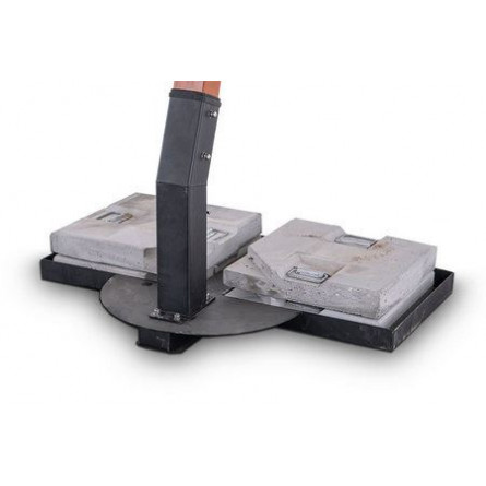 "Корсика" зонт уличный 3х3м на алюминиевой опоре, цвет под дерево