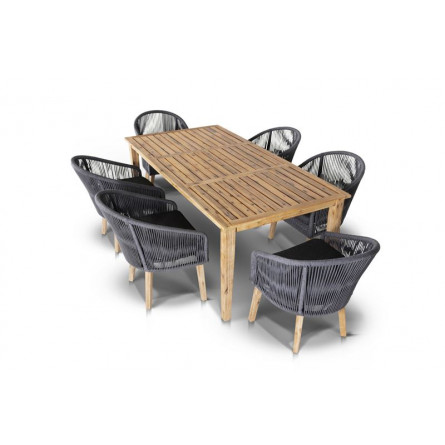 "Палермо" деревянный стол обеденный, акация