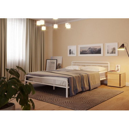 Кровать Леон 140 белая