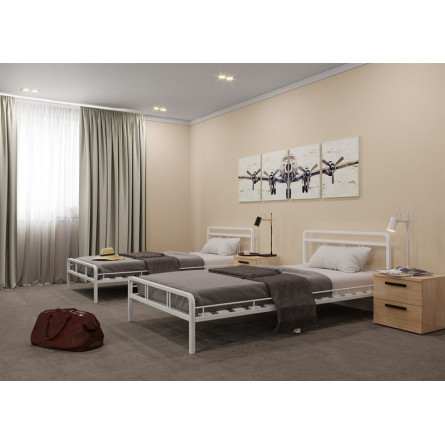 Кровать Леон 160 белая