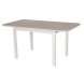 Стол Франц II (СТ03Б1)/ЛДСП, Шпон березы/110(150)*80*74,2/Эмаль белая/Рамух белый/ Стол Франц II (СТ03Б1)/ЛДСП, Шпон березы/110(150)*80*74,2/Эмаль белая/Рамух белый/