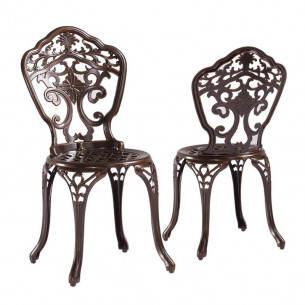 Стул из литого алюминия НЬЮ ЙОРК "NEW YORK"