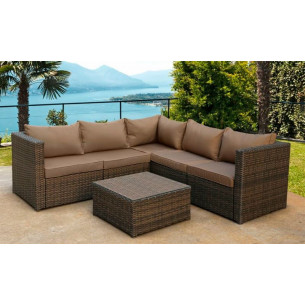 Лаунж зона из искусственного ротанга на металлическом каркасе АБИОН "ABION"