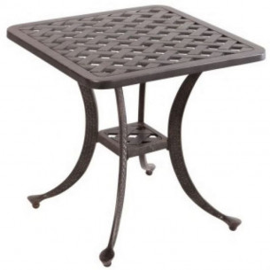 Столик кофейный из литого алюминия Вилла(Villa)