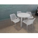Комплект пластиковой мебели (стол круглый D900 “Ривьера” + 4 стула “Аир”)