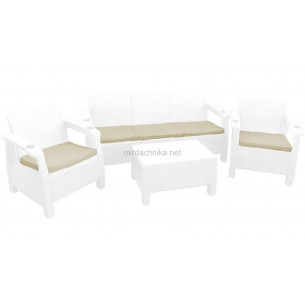 Комплект уличной мебели под искусственный ротанг Yalta Terrace Triple Set