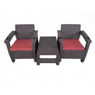 Комплект уличной мебели под искусственный ротанг Yalta Balcony Set