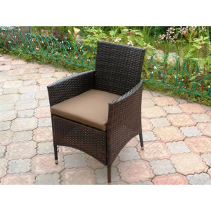 Кресло из искусственного ротанга Вирджиния (Анкор) с подушкой 5 мм