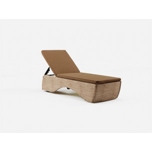 Шезлонг, лежак из искусственного ротанга ПРЕСТИЖ "PRESTIGE"