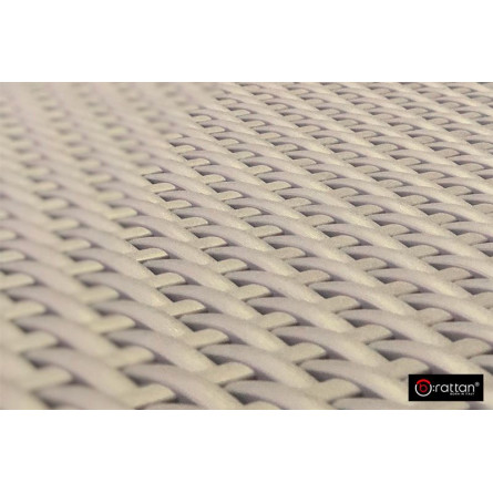 Комплект мебели Rattan Premium 4, СЕРЫЙ (диван, 2 кресла, стол)