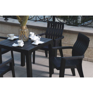 Комплект мебели b:rattan Boston Set, антрацит