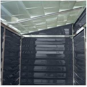 Сарай-хозблок SKYLIGHT SHED PENT 4FT 4х6 пластиковый размером 118x175x203 для дачи