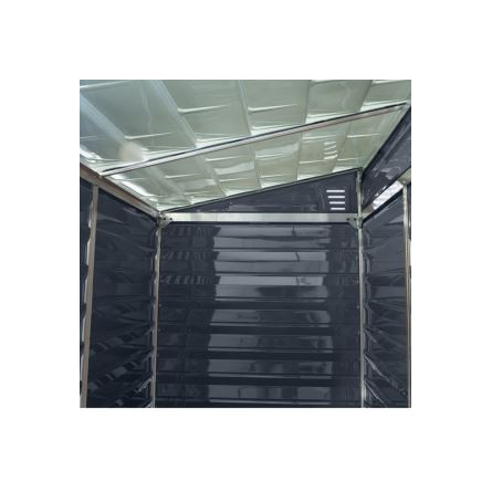 Сарай-хозблок SKYLIGHT SHED PENT 4FT 4х6 пластиковый размером 118x175x203 для дачи