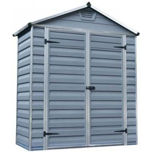 Сарай-хозблок SKYLIGHT 6х3 (185x90x217см) пластиковый для дачи серый