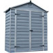 Сарай-хозблок SKYLIGHT 6х3 (185x90x217см) пластиковый для дачи серый