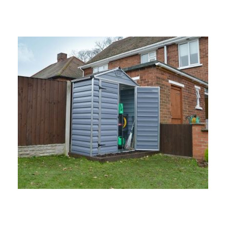 Сарай-хозблок SKYLIGHT 6х3 (185x90x217см) пластиковый для дачи серый