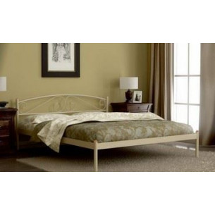 Кровать двуспальная Флоренция (160х200/металлическое основание) Бежевый