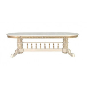 Стол "Милорд" big (110х260х330) 1013+патина золото