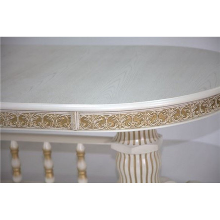 Стол "Милорд" big (110х260х330) 1013+патина золото