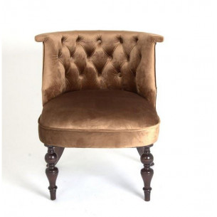 Кресло Бархат (темный тон / 6 - шоколад)