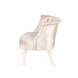 Кресло Бархат (эмаль белая / 30 - бежевый) Кресло Бархат (эмаль белая / 30 - бежевый)