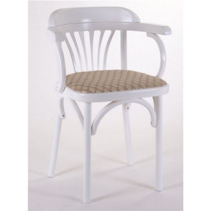 Стул Венский мягкий (эмаль белая