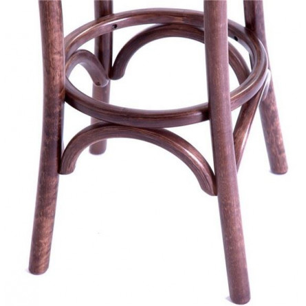 Табурет барный 750 Венский мягкий (темный тон, ткань 3 brown)