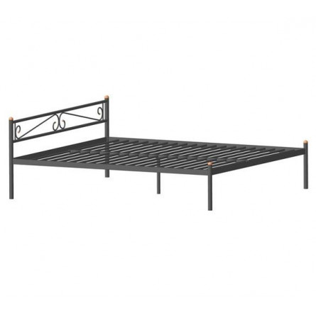 Двуспальная кровать Глэдис М (160х200) (коричневый бархат)