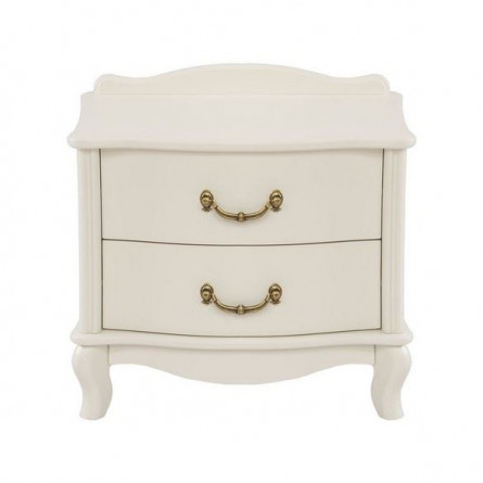 Прикроватная тумбочка Джульетта (2 ящика) молочный дуб Ls