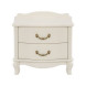 Прикроватная тумбочка Джульетта (2 ящика) молочный дуб Ls Прикроватная тумбочка Джульетта (2 ящика) молочный дуб Ls