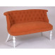 Диван Бархат (эмаль белая / G08 - морковный) Диван Бархат (эмаль белая / G08 - морковный)