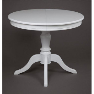 Стол "Эгина-2" (Белый/шпон бук) тип 2