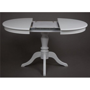 Стол "Эгина-2" (Белый/шпон бук) тип 2