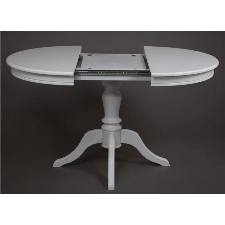 Стол "Эгина-2" (Белый/шпон бук) тип 2