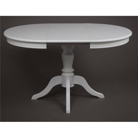 Стол "Эгина-2" (Белый/шпон бук) тип 2