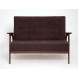 Диван двухместный РЕТРО (темный тон / RS32 - коричневый)