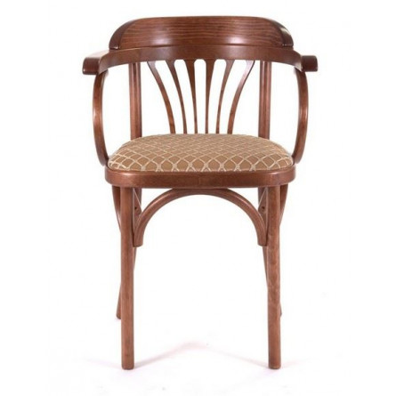 Стул Венский мягкий (средний тон, ткань 2 caramel)