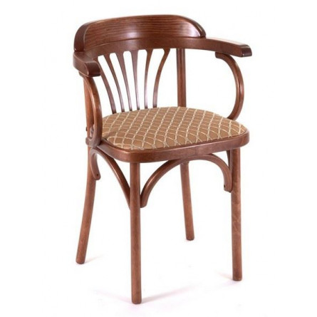 Стул Венский мягкий (средний тон, ткань 2 caramel)