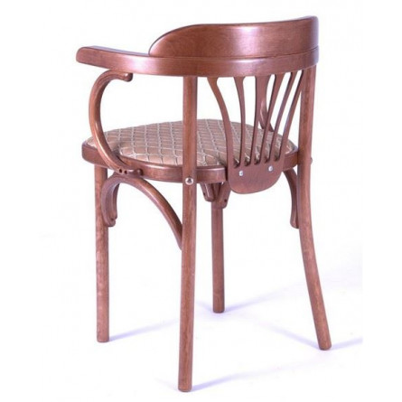 Стул Венский мягкий (средний тон, ткань 2 caramel)