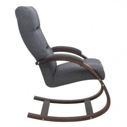 Кресло-качалка Милано (Орех текстура/ткань Малмо 95)