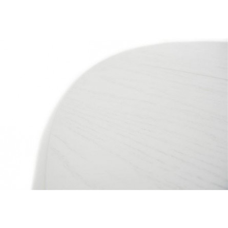 Стол "Фабрицио-1" раздвижной (D 1000 / Цвет дерева:Тон 9 Эмаль белая)