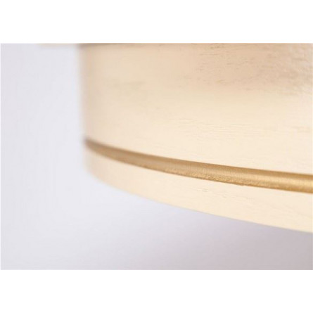 Стол "Фабрицио-1" раздвижной (D 1000 / Цвет дерева: Тон 10 Слоновая кость RAL 1015 + патина золото)