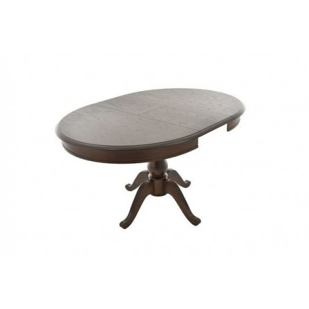 Стол "Фабрицио-1" раздвижной (D 1000 / Цвет дерева: Тон 7 Орех темный)