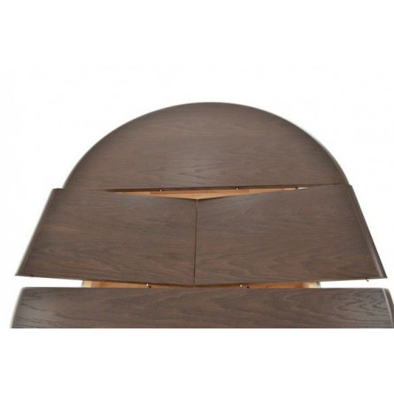 Стол "Фабрицио-1" раздвижной (D 1000 / Цвет дерева: Тон 7 Орех темный)